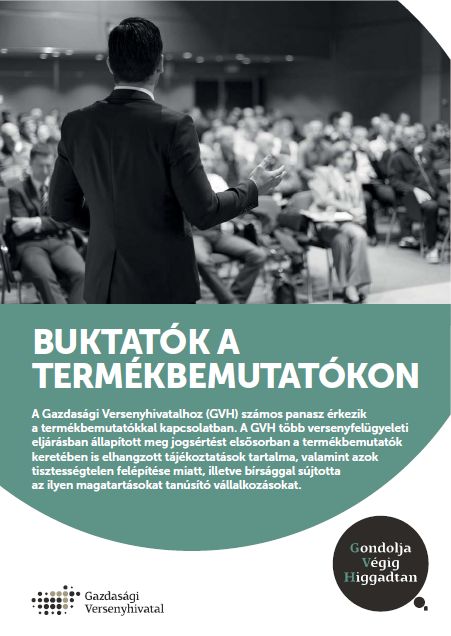 Buktató a termékbemutatókon